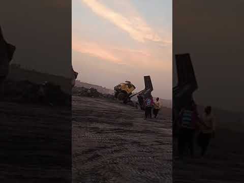 Road Safety _Mines Dumper Unloading Incident