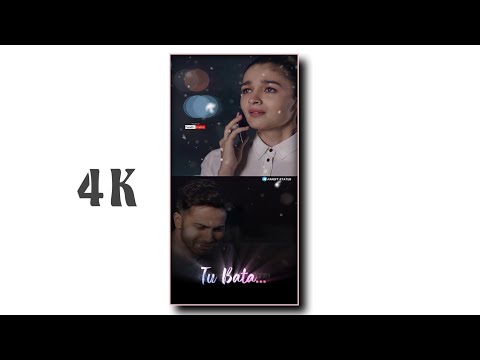 Roke Na Roke Naina 🖤😊😍 HD Full Screen WhatsApp Status 😘 Varun Dhavan &Alia Bhatt Sad Status 4K