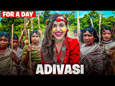 Living in JUNGLE with ADIVASI for a day 😱