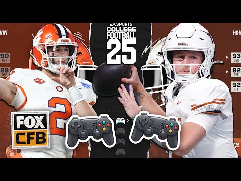 Clemson Tigers vs. Texas Longhorns | 2024 CFP | College Football 25 Simulation