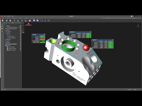 INSPIRE, metrologický software pro přenosné dotekové měření a skenování