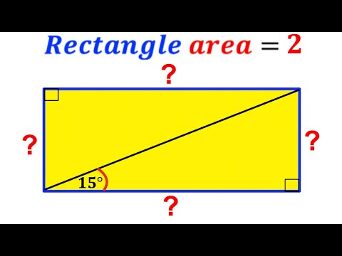 Can you find the Length and Width? | (Rectangle) | #math #maths | #geometry