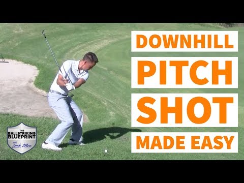 Downhill Pitch Shot Made Easy