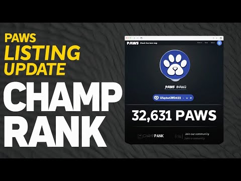 🐾 PAWS Airdrop Update: Claim Your Free Tokens Now! 💰🚀