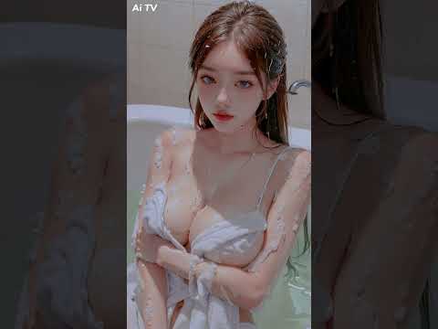 sexy mex 4K   거품 속 여자친구   ai 룩북   Bubble and girlfriend   ai art lookbook