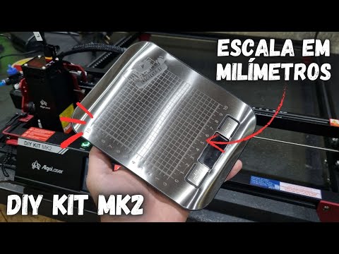 Gravadora a Laser AlgoLaser DIY KIT MK2 -  Personalizando a Balança do Canal #AlgoLaserMK2