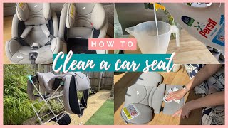 HOW TO CLEAN A BABY/ TODDLER CAR SEAT | JOIE STAGES CAR SEAT CLEANING