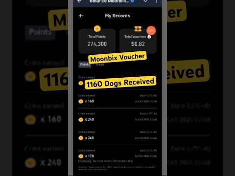 Moonbix Airdrop Dogs Voucher Received | Moonbix Bonus Giveaway #shorts #moonbix #moonbixairdrop ix