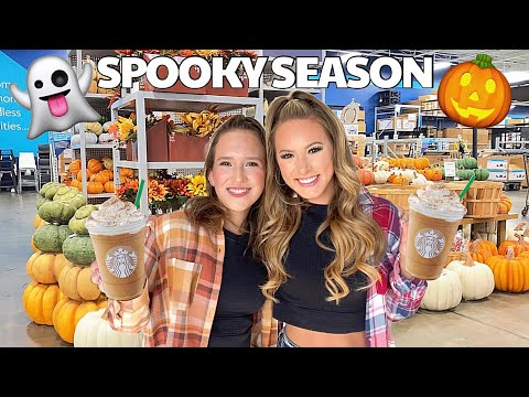 GET INTO THE PUMPKIN SPICE SPIRIT WITH US 🎃🍁 (FALL SHOPPING VLOG) 🛍