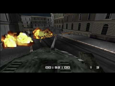 Goldeneye 64 - St. Petersburg - Streets - Agent mode - 1964 Emulator