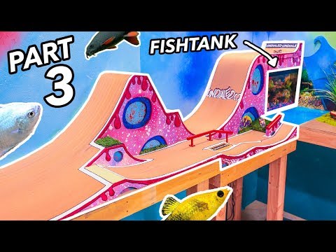 FINGERBOARD MEGARAMP SKATEPARK WITH FISH TANK PT3