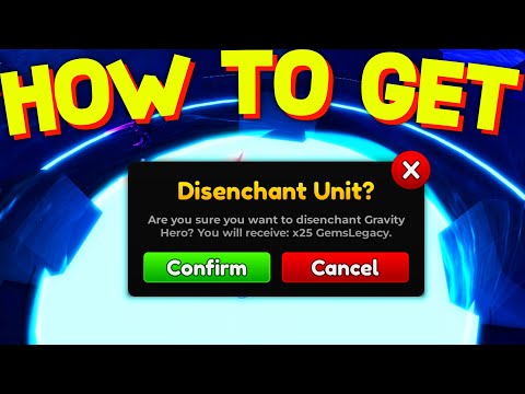 How To DISENCHANT UNITS in ANIME ADVENTURES! ROBLOX