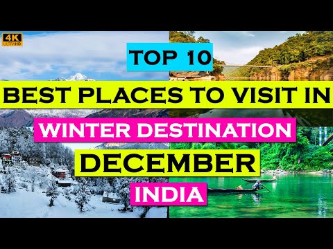 Top 10 Most Beautiful Places December In India | White Winter Destination In India #winter