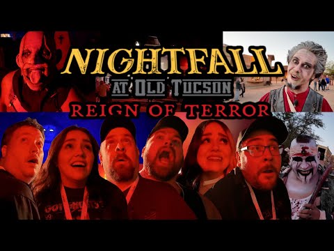 Nightfall REIGN OF TERROR 2024 | Using R.I.P Passes on a VERY busy night at Old Tucson!