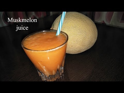 How to Make  Easy and Quick Muskmelon Juice / Kharbuja Juice Recipe / Telangana Ruchulu