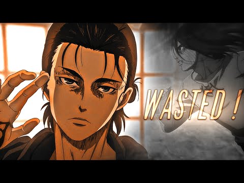 Eren Jaeger × Wasted | AE inspired Alightmotion Edit[ Amv ]  project file|Remake @Sloxess