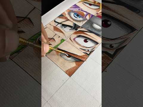 Drawing saitama eye #art #anime #animedrawing #onepunchman #saitama #shorts