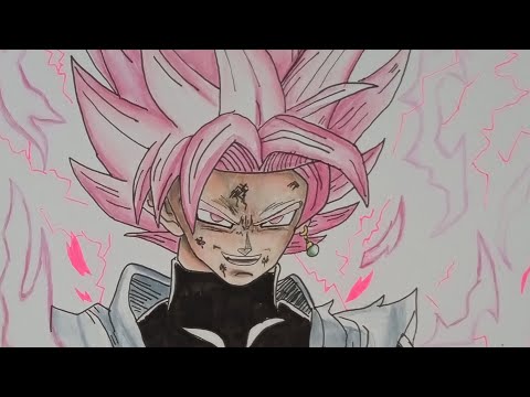 Speed drawing Goku Black