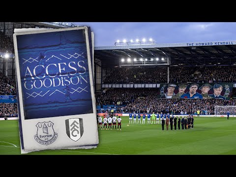 Beto's injury-time emotion + Remembrance tribute at Goodison | ACCESS GOODISON: Everton v Fulham