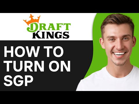 How To Turn on SGP on DraftKings (2024)