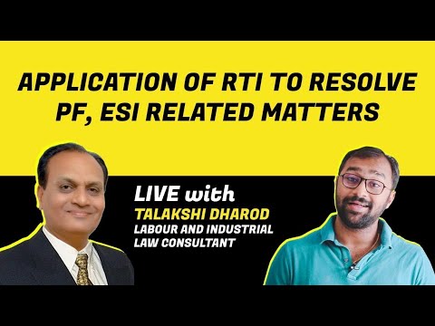 Application of RTI to resolve PF, ESI & other labour law related matters | Webinar #BizWiser