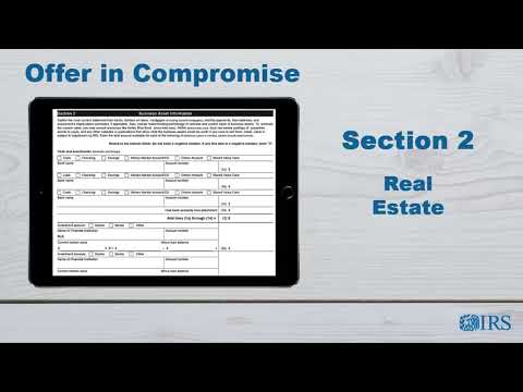 How to Complete Form 433-B (OIC) - Section 2 Real Estate