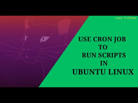 How to Schedule Scripts in Ubuntu Linux using Cron job