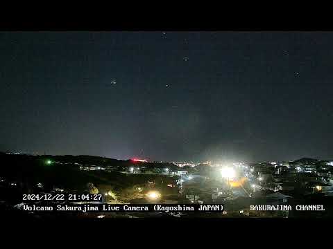 【絶景LIVE】桜島ライブカメラ（噴火・雲海・朝焼け・星空） live camera  volcano-Sakurajima ,Kagoshima,Japan