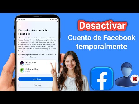 Cómo DESACTIVAR una CUENTA de FACEBOOK TEMPORALMENTE 2025