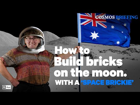 How to build bricks on the moon with a 'space brickie' | Cosmos Briefing