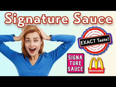 McDonald's Signature Sauce