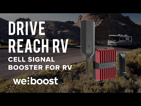 Drive Reach RV Cell Signal Booster for RVs, Campers, and Trailers | weBoost