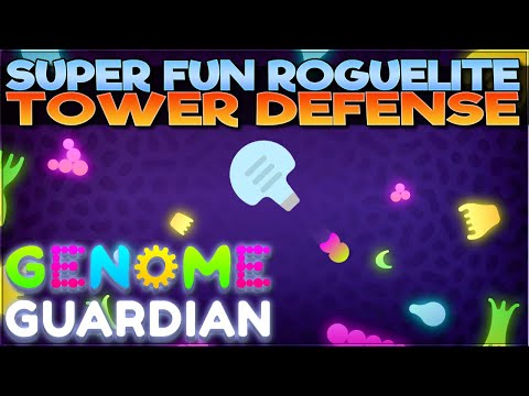 Using DNA to Build Crazy Weapons in this Roguelite Tower Defense! Genome Guardian! First Taste