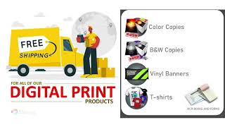 Exciting Offer: Free Ground Shipping on All Digital Products at 55printing.com