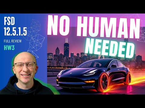 Tesla FSD 12.5.1.5 Breaks Record in Chicago w/ Zero Input - First Time in 3 Years! 🤯 🤯 🤯