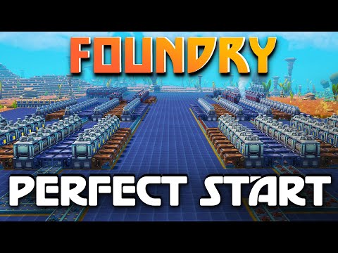 Building The Perfect Starter Factory In Foundry Lets Play Ep.01