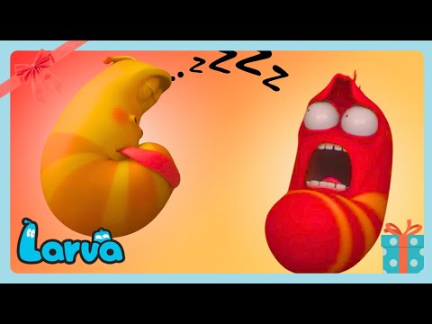 だらしないスリーパー！ 😴 | LARVA | 面白いキッズショー | WildBrain ジャパン