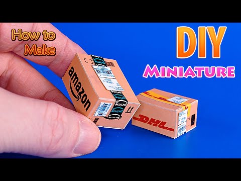 How to make a Mini Express box AMAZON and DHL