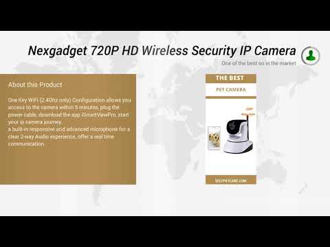 Nexgadget 720P HD Wireless Security IP Camera