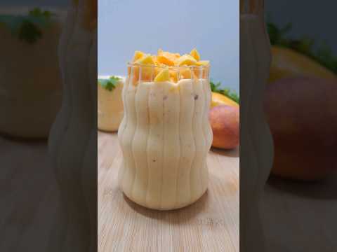 Mango Peach Milkshake ASMR 🥭🍑 #shorts #asmr