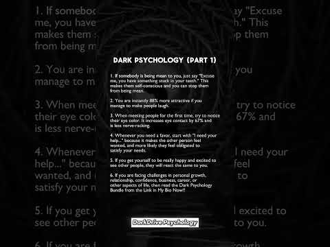 Dark Psychology  #psychology #manipulation