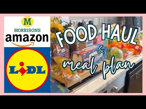 MORRISONS AMAZON PRIME + LIDL FOOD HAUL | GROCERY HAUL UK