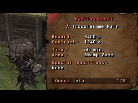 "Troublesome Pair" | Last Village Mission | Monster Hunter PS2 eps14