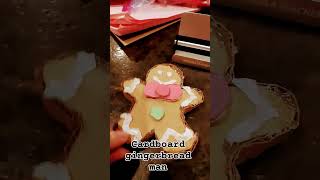 Cardboard gingerbread man #artsandcrafts