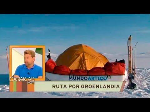 Interview with the polar explorer José Naranjo on television