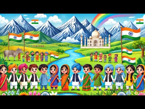 India’s National Song for Kids@KidsLearning-l6n @KidsDianaShow