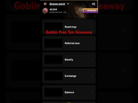 Goblin Mine Earn | Goblin Free Ton | Goblin Airdrop Listening | Free Earning Ton