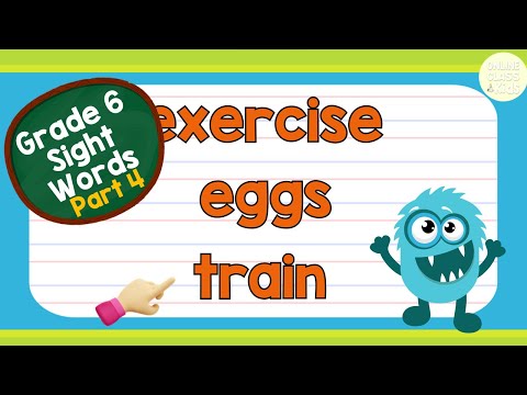 Sight Words - Grade 6 Level 4 | Practice Reading | Basic English Words | Learn How to Read | Reading