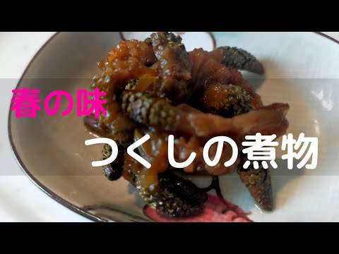 【野草】土筆（つくし）の煮物