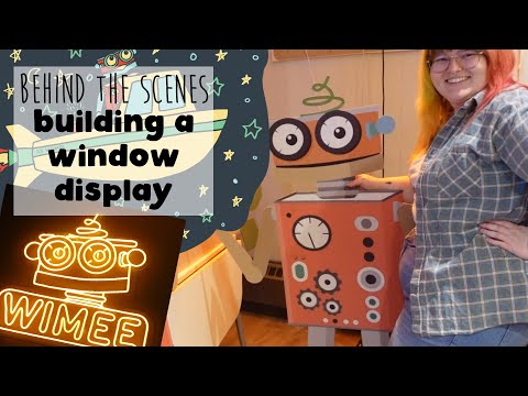 Building a Window Display for Wimee's Words in Downtown Grand Rapids, Michigan | Behind the Scenes